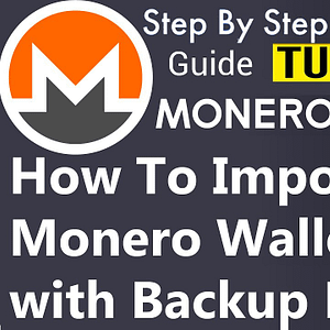 How To Import Monero Wallet with Backup File by Best Cryptocurrency Wallets