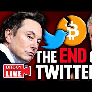 Bitcoin Support LOST! (Elon Leaves Twitter Behind)