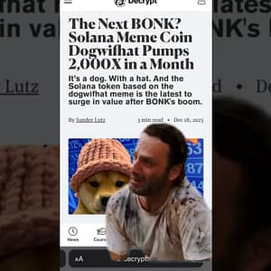 The Next BONK? Solana Memecoins PUMP - DogWifHat
