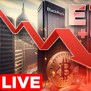 BlackRock Bitcoin ETF Inflows Halt📉More Pain Coming?🔥LIVE