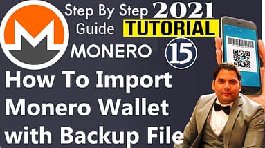 How To Import Monero Wallet with Backup File by Best Cryptocurrency Wallets