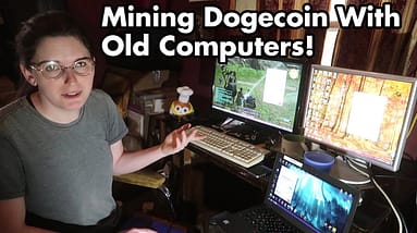 2021 Mining Dogecoin with Old Computers! You can help! unMineable Crypto Miner, at 0.77 Doge so far!