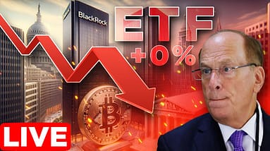 BlackRock Bitcoin ETF Inflows Halt📉More Pain Coming?🔥LIVE