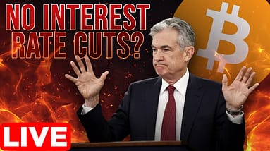No Interest Rates Cuts?📈 Inflation Report Crashes Crypto🔴LIVE