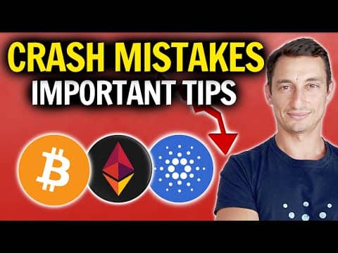 IMPORTANT: Crypto Crash Mistakes! 4 Tips for Bitcoin Investing