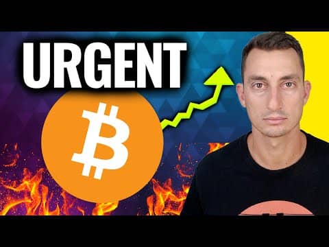 Bitcoin WARNING: Smart Money is FLOODING Into Crypto (Actually Urgent)