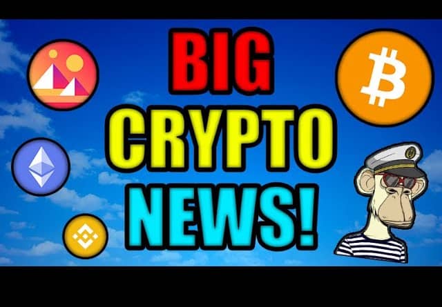 BIG NEWS FOR CRYPTO HOLDERS! (Bitcoin, Ethereum, & Decentraland) + MAJOR NFT NEWS