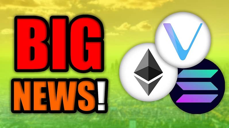Big Things Are Happening in Cryptocurrency in November 2021! (Solana, Ethereum, & Vechain NEWS)