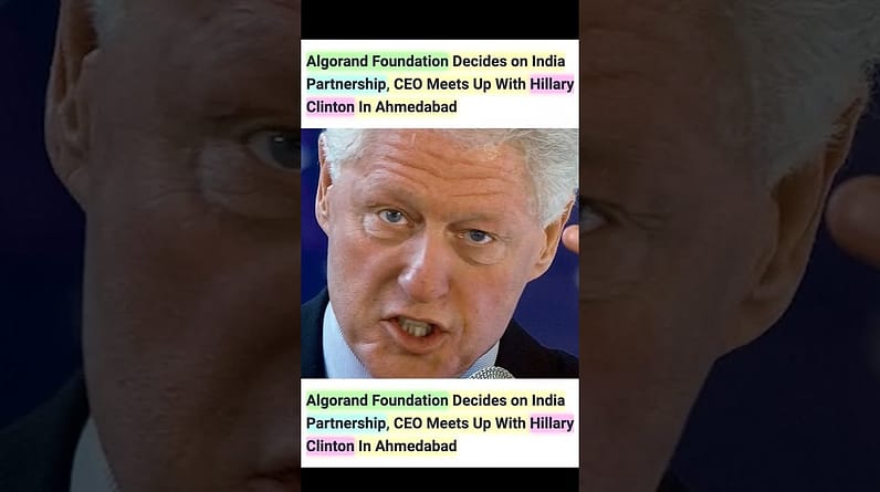 Algorand Crypto & The Clinton Foundation