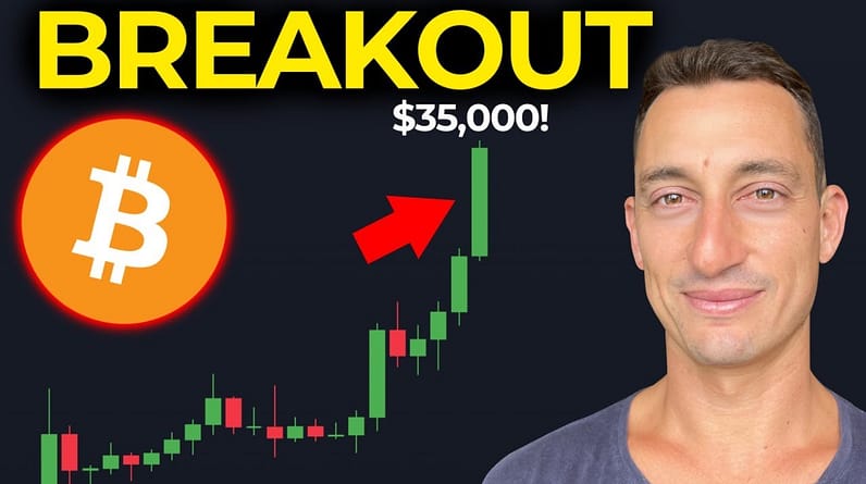 Bitcoin Is BREAKING OUT and just hit $35,000! What's Next for Crypto?