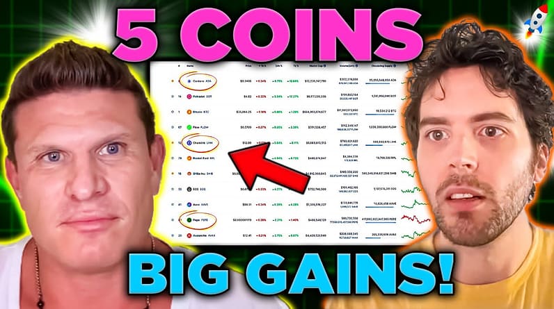 Top 5 Crypto Coins Set to Explode in 2024! "Like Buying Cardano at 1¢!"