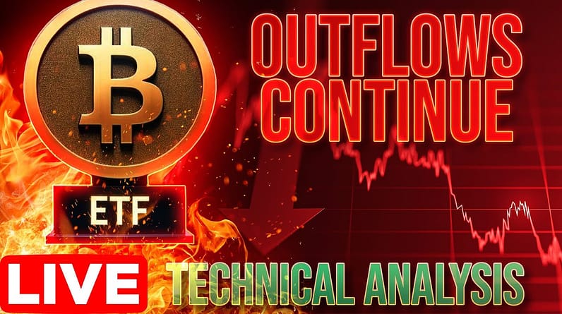 Bitcoin ETF Inflows Plummet📉 + Altcoin Technical Analysis📈