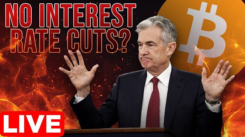 No Interest Rates Cuts?📈 Inflation Report Crashes Crypto🔴LIVE