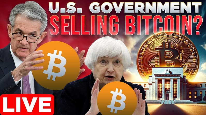 U.S. Treasury Dumping It's Bitcoin?🚨LIVE