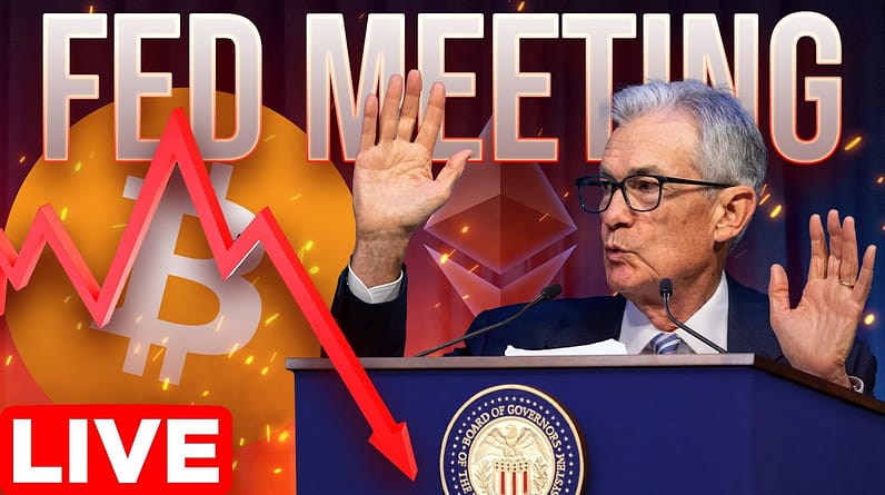 Fed Meeting vs Bitcoin📉 Jerome Powell LIVE🔴
